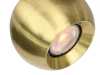 Czarna Lampa Sufitowa Plafon Mosiężne Reflektorki LAFIN SPL-45379-3R-BK-GD ITALUX